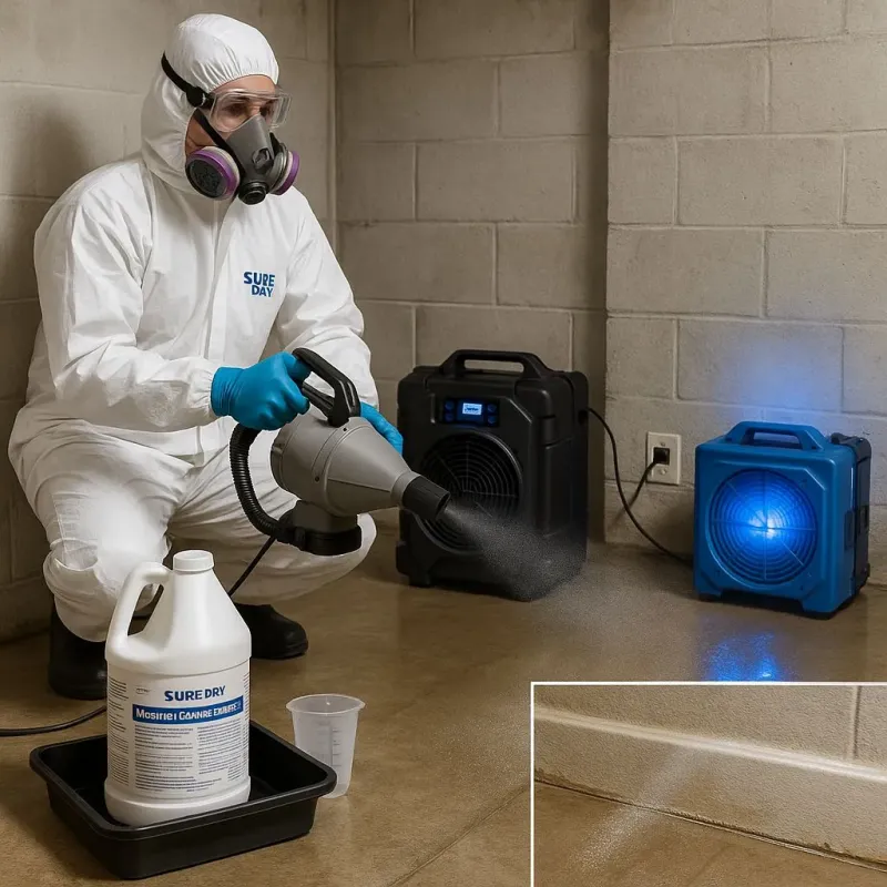 Sanitization and Odor Removal process in Glen Gardner, NJ