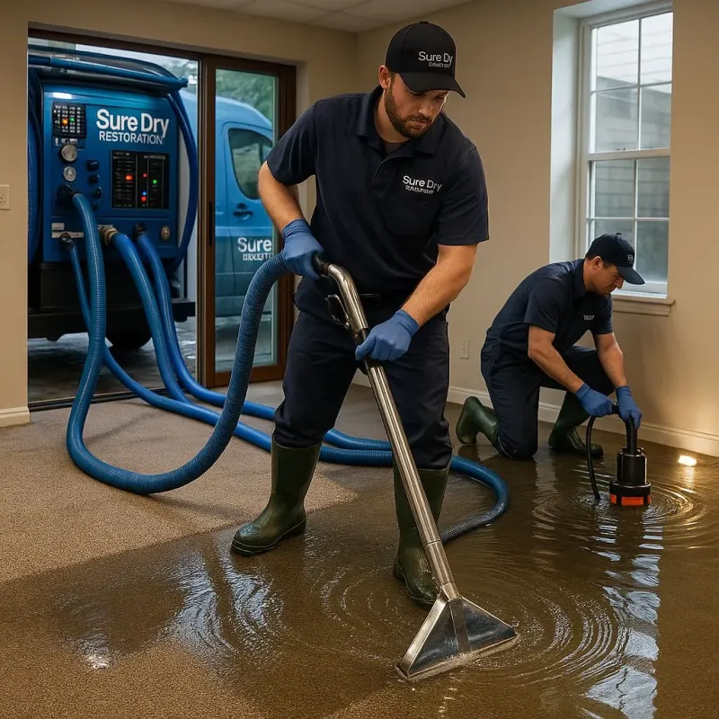 Water Extraction and Removal process in Glen Gardner, NJ